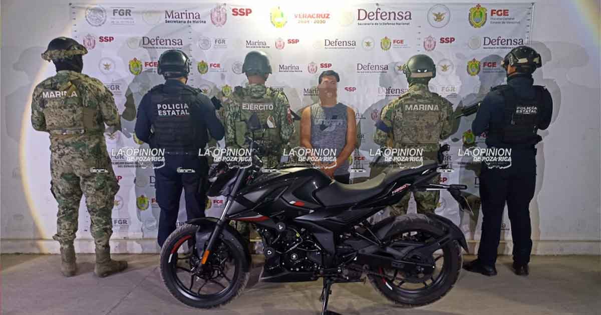 Se paseaba en moto con reporte de robo Se paseaba en moto con reporte de robo