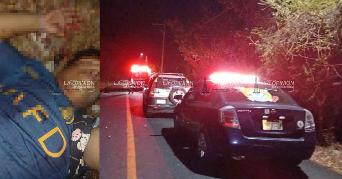 Por poco pierde la vida motociclista Por poco pierde la vida motociclista