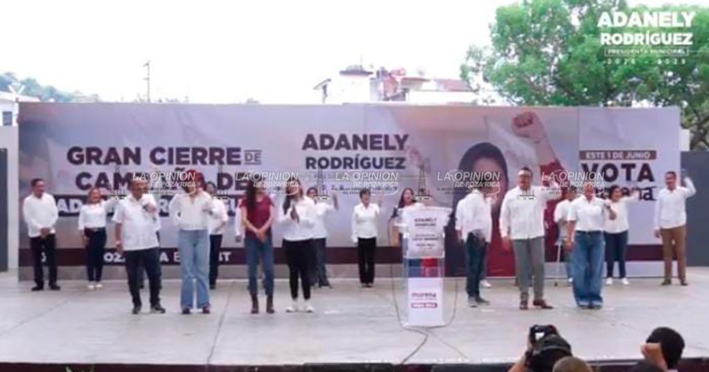 Este domingo con Morena vamos a arrasar y bien; Adanely Rodríguez
