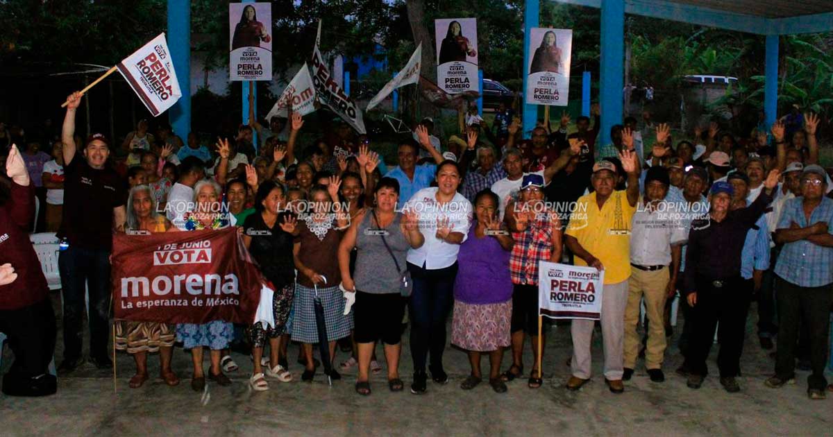 Vamos a lograr el desarrollo de Tecolutla: Perla Romero Vamos a lograr el desarrollo de Tecolutla: Perla Romero