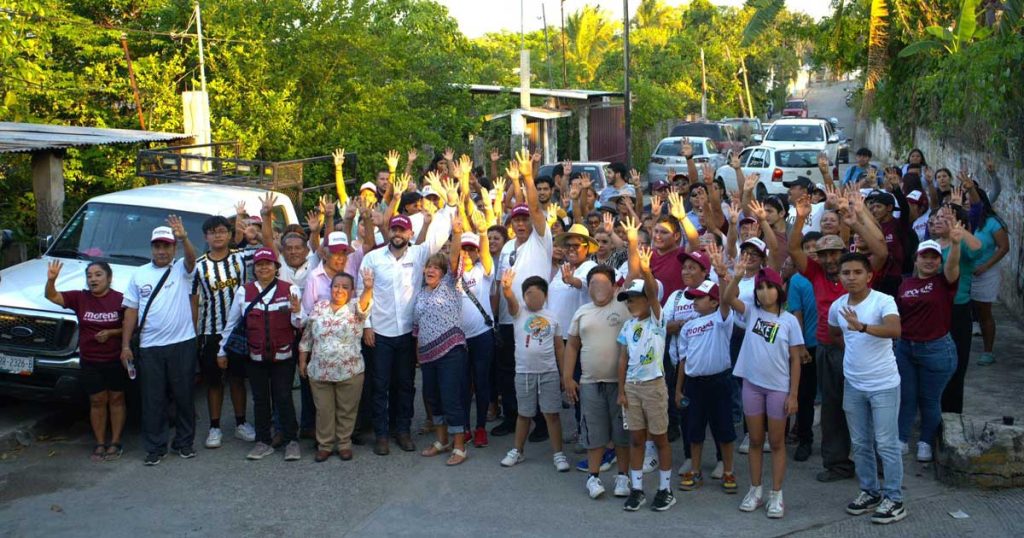 Morena tiene el respaldo de los coatzintecos: Jorge Alanís, esperanza de transformación