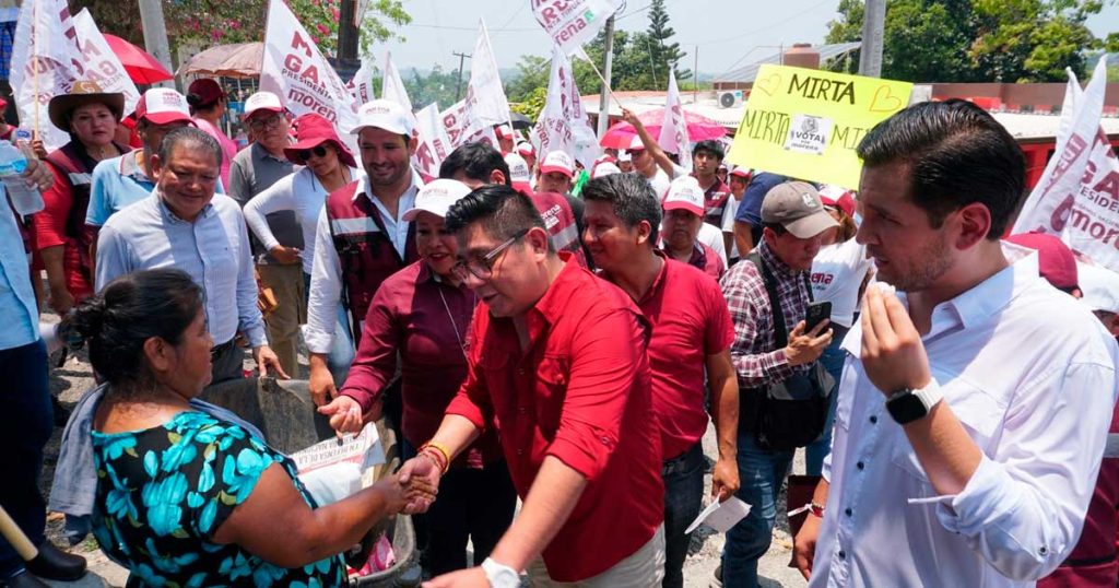 Mirta recibe respaldo del dirigente estatal