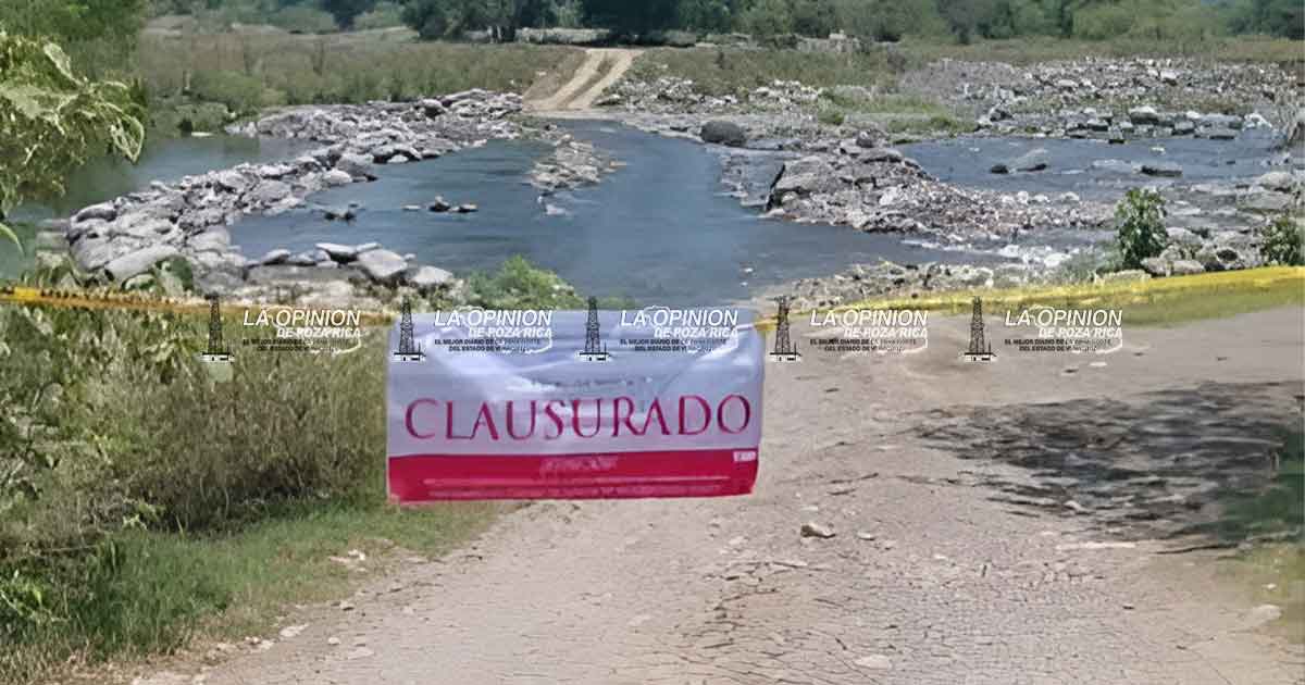 PROFEPA clausura acceso a ríos por extracción ilegal de piedra
