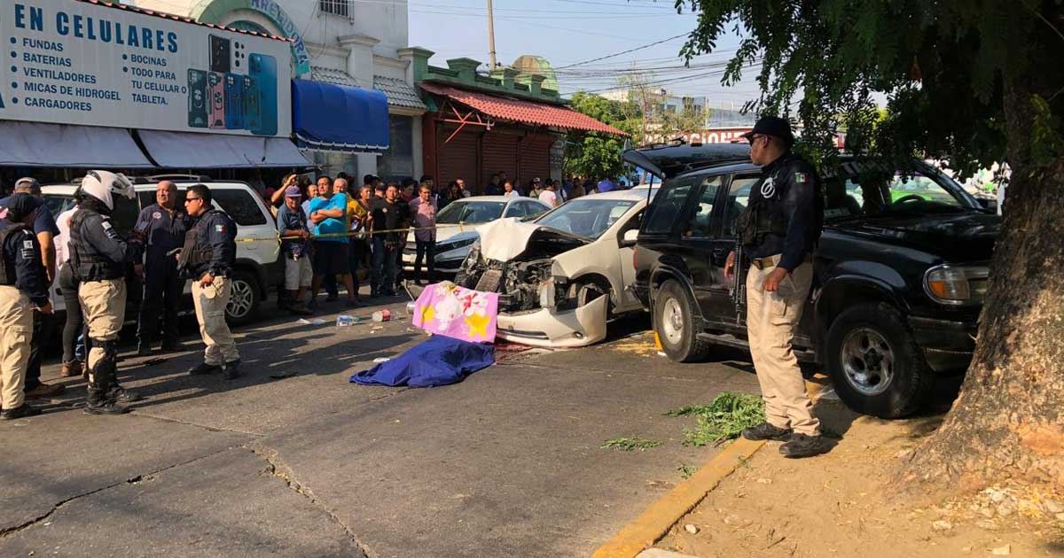 Ebrio marino arrolló y mató a comerciante