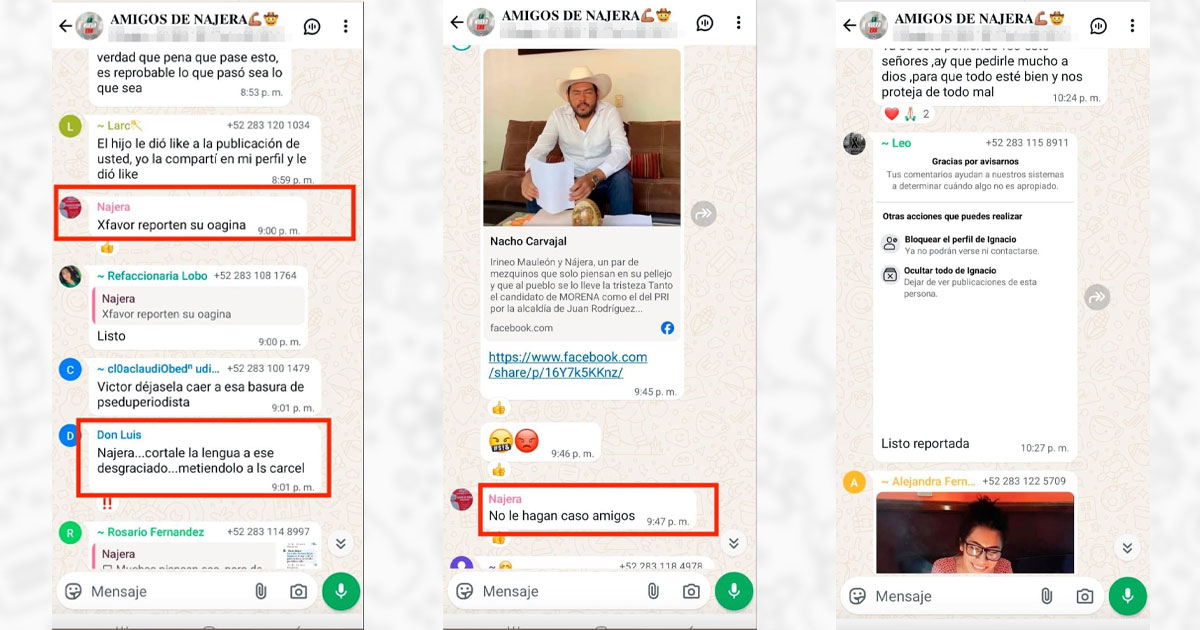 Candidato del PRI en Rodríguez Clara hostiga e intenta censurar a periodista Candidato del PRI en Rodríguez Clara hostiga e intenta censurar a periodista