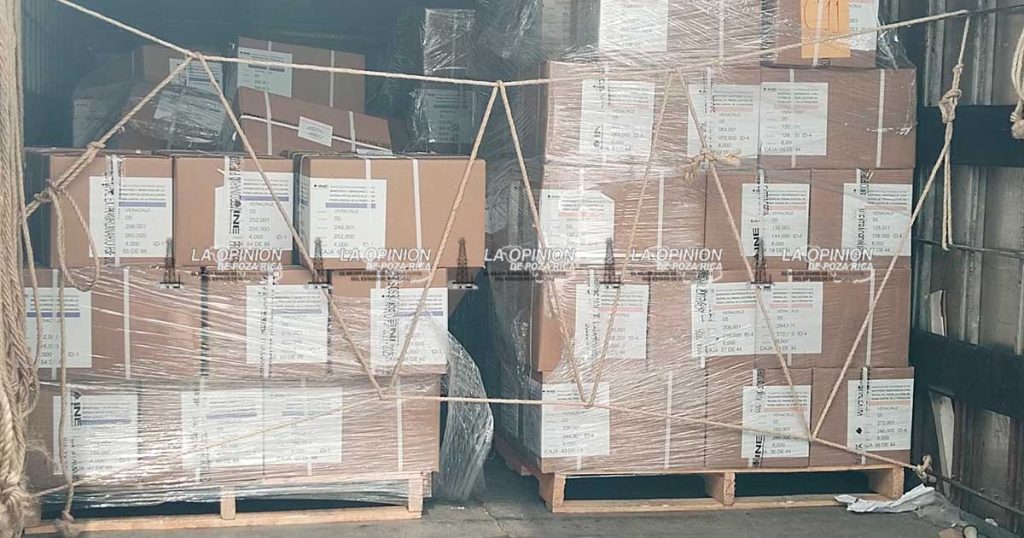 Llega material electoral para la elección del Poder Judicial de la Federación