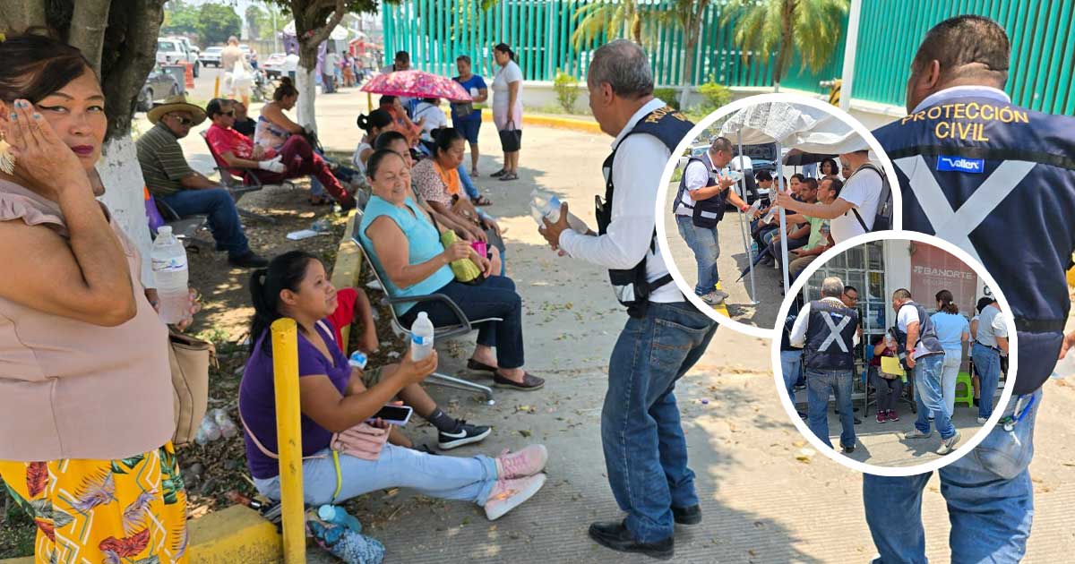 Implementan puntos móviles de hidratación por ola de calor en Poza Rica Implementan puntos móviles de hidratación por ola de calor en Poza Rica