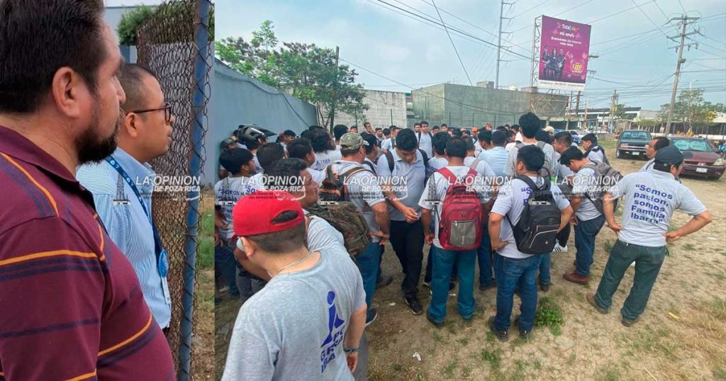 Paro laboral en empresa; exigen pago de utilidades