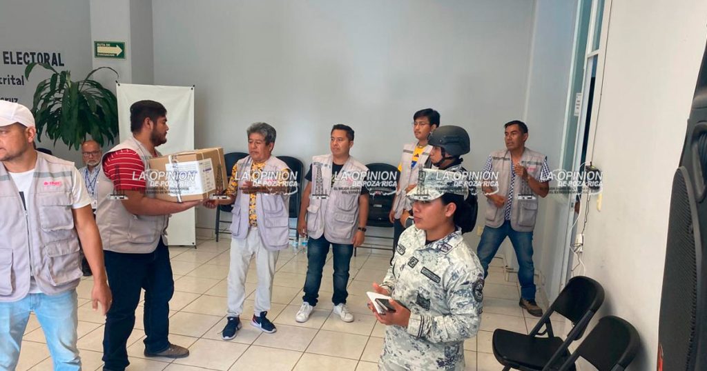 Llega material electoral para la elección del Poder Judicial de la Federación