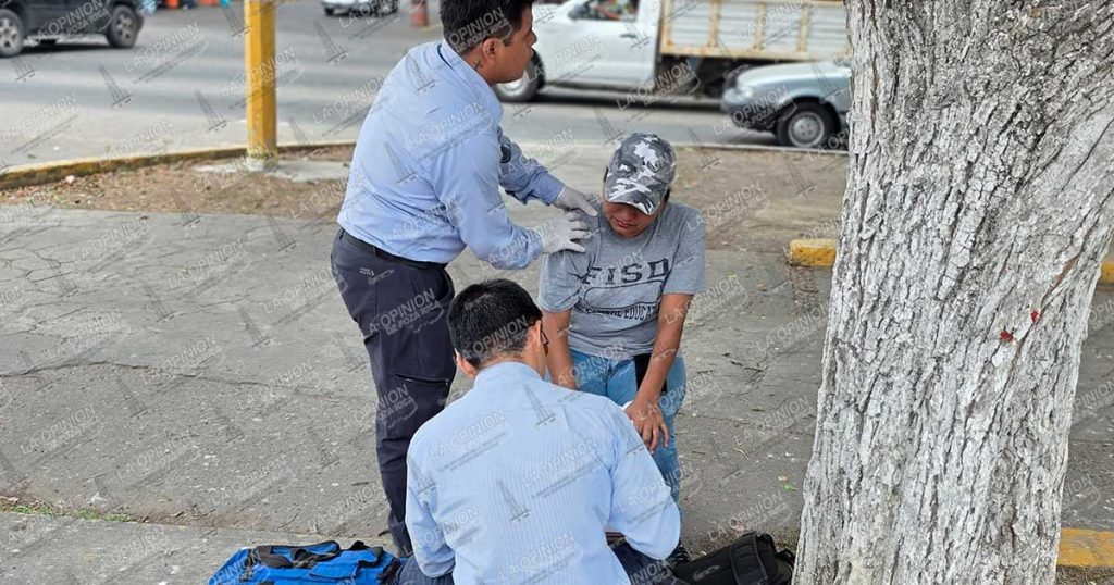 ¡Arrollan a comerciante ambulante!