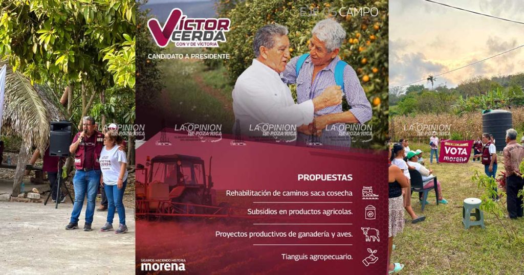 Impulsará Víctor Cerdá un programa de apoyo a los productores