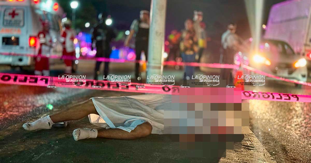 ¡Joven motociclista murió tras ser derribado en el KM 6!