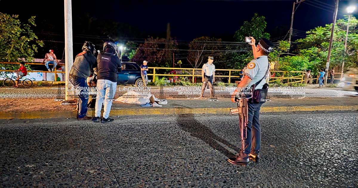 ¡Joven motociclista murió tras ser derribado en el KM 6!