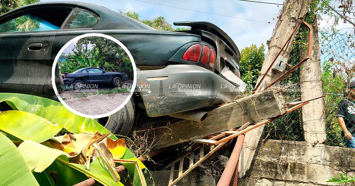 Mustang a punto de volcar Mustang a punto de volcar