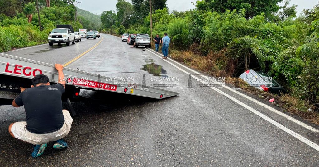 ¡Le ganó la curva! ¡Le ganó la curva!