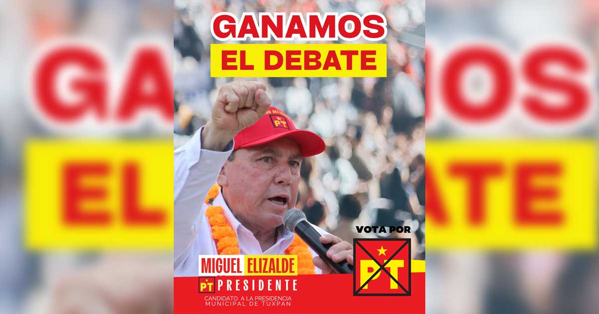 Miguel Elizalde asegura triunfo en el debate y refuerza propuestas