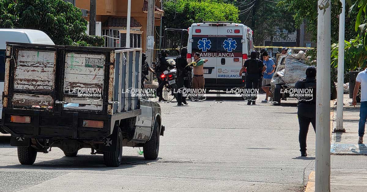 ¡A sangre fría! Sicarios atacan a dos chatarreros