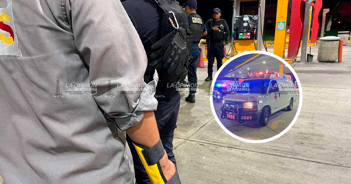 Tres lesionados deja violento asalto en gasolinera Tres lesionados deja violento asalto en gasolinera
