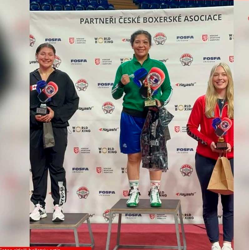 Boxeadora mexicana Citlali Ortiz logra oro Boxeadora mexicana Citlali Ortiz logra oro