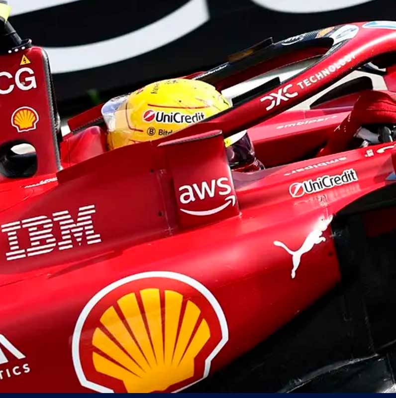 Hamilton espera pelear por su primer podio con Ferrari Hamilton espera pelear por su primer podio con Ferrari