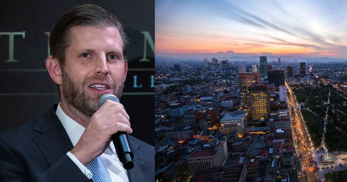 Eric Trump afirma que México sería "decapitado en 4 segundos" si atacara a EU Eric Trump afirma que México sería "decapitado en 4 segundos" si atacara a EU