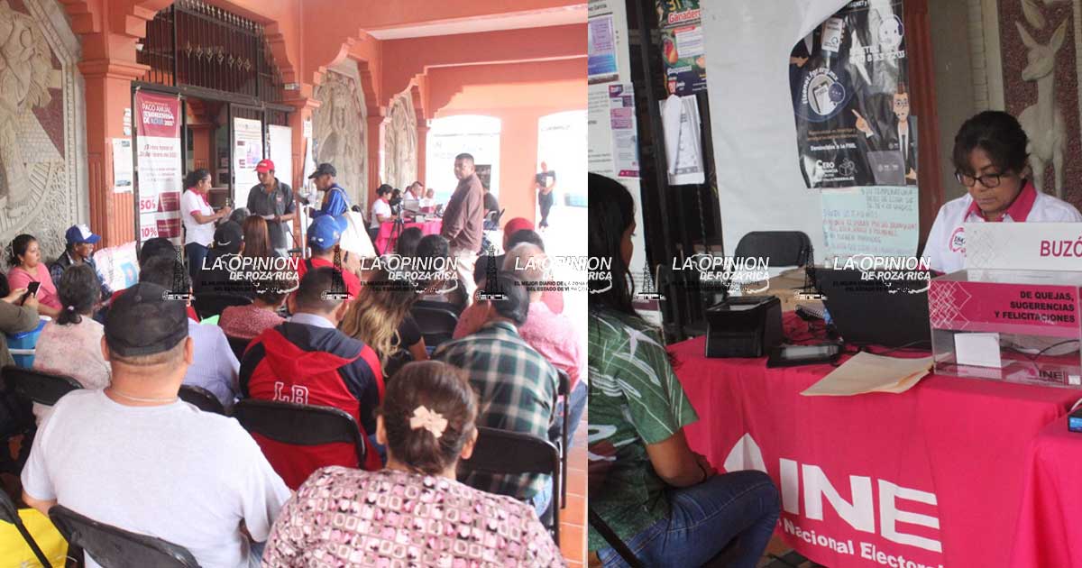 El INE realiza campaña itinerante para trámites de credencial