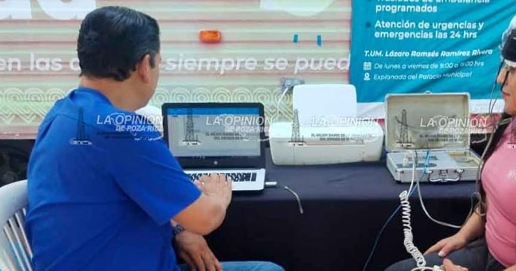 Jornada semanal de escaneando huesos y articulaciones; Lesli Ortiz