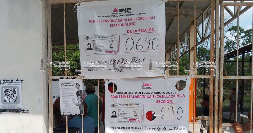 Solo incidentes menores en la apertura de casillas en Cerro Azul