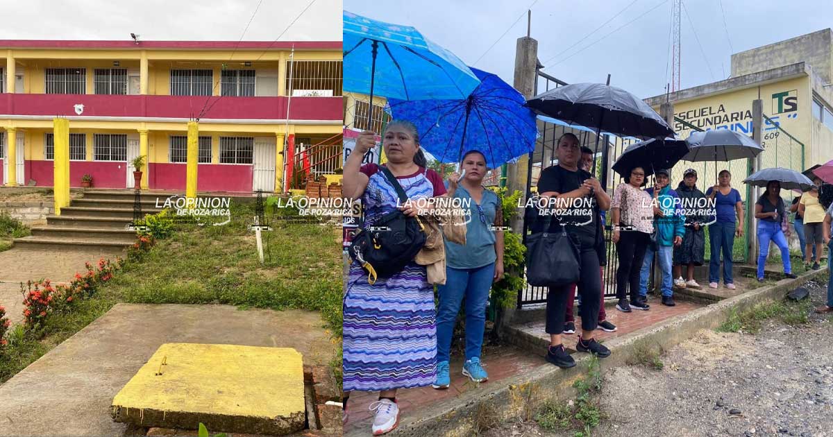 Se manifiestan en la primaria Jaime Sabines