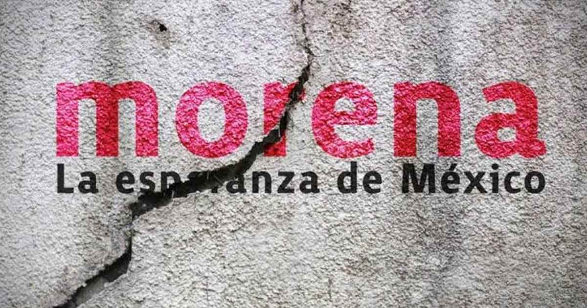 Morena se cayó, disminuye su poder en casi el 50 por ciento Morena se cayó, disminuye su poder en casi el 50 por ciento