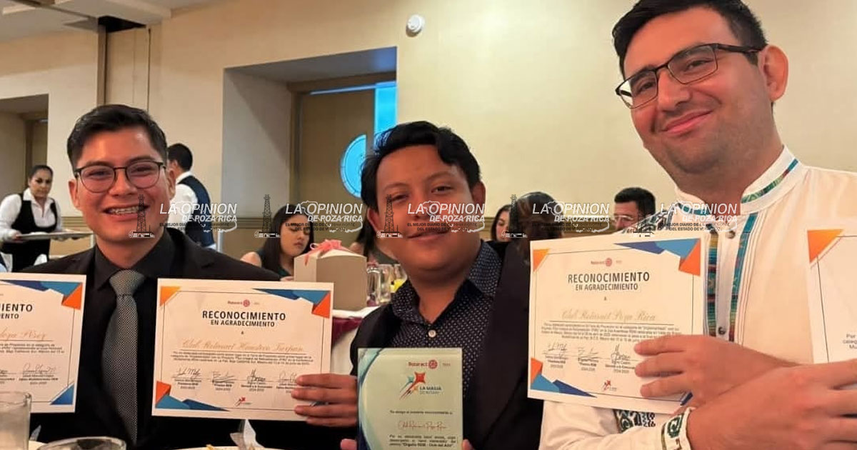 Doble distinción a Rotaract Poza Rica en Feria Nacional de Proyectos