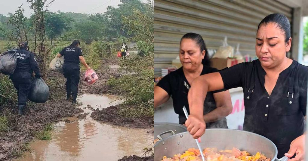 Apoyan a familias de Cucharas afectadas por las fuertes lluvias Apoyan a familias de Cucharas afectadas por las fuertes lluvias