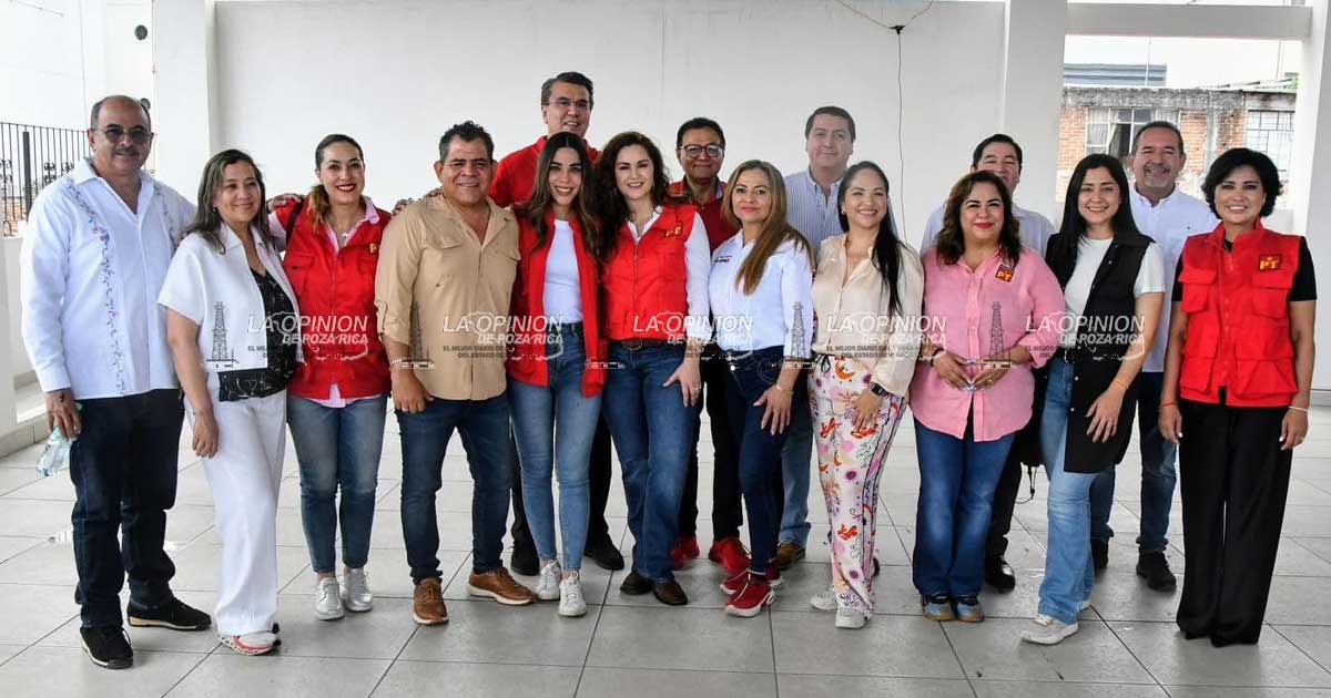 Se mostró la fuerza y unidad de la estructura del PT: Elizabeth Morales Se mostró la fuerza y unidad de la estructura del PT: Elizabeth Morales