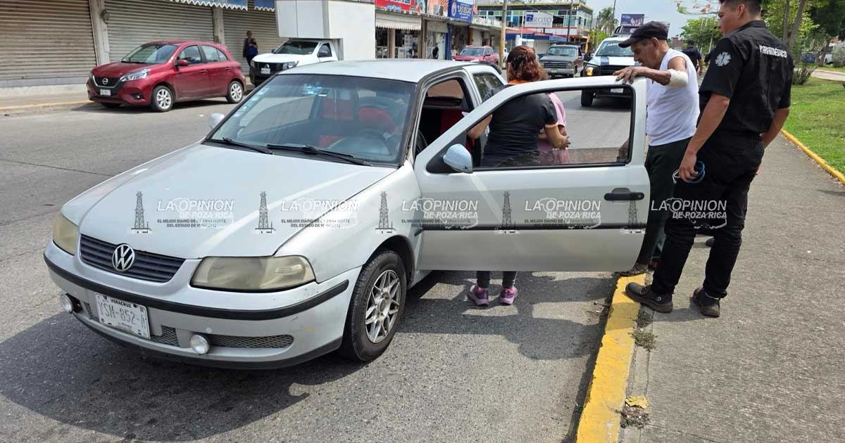 ¡No lo vio y lo arrolló! ¡No lo vio y lo arrolló!
