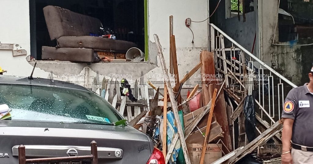 Explosión en vivienda; daños y una lesionada Explosión en vivienda; daños y una lesionada