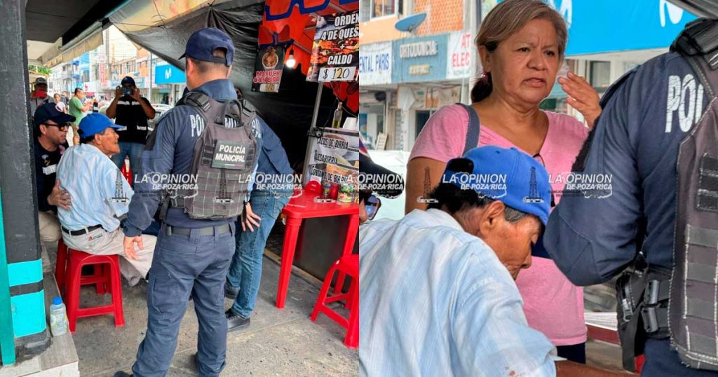 ¡Abuelito cae de su propia altura!