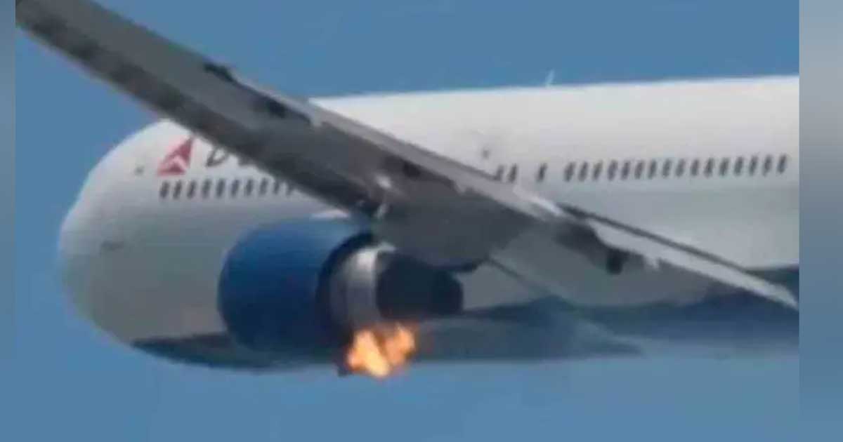 Incendio en pleno vuelo; avión de Delta regresa de emergencia Incendio en pleno vuelo; avión de Delta regresa de emergencia