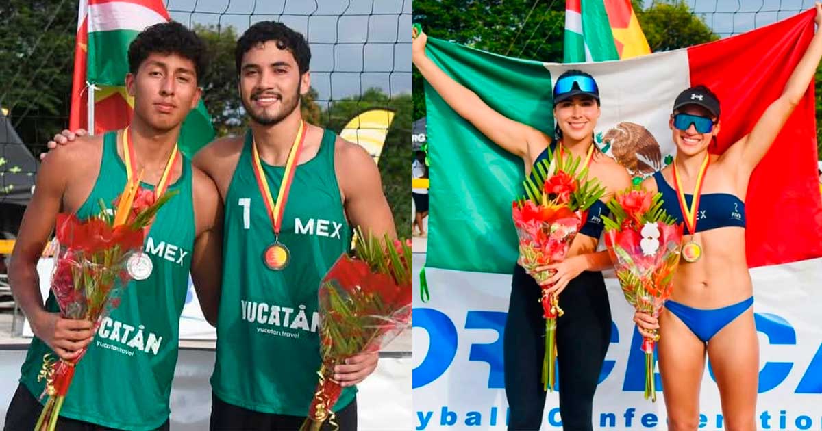 México concluye en la cima del Tour NORCECA Beach de Voleibol México concluye en la cima del Tour NORCECA Beach de Voleibol