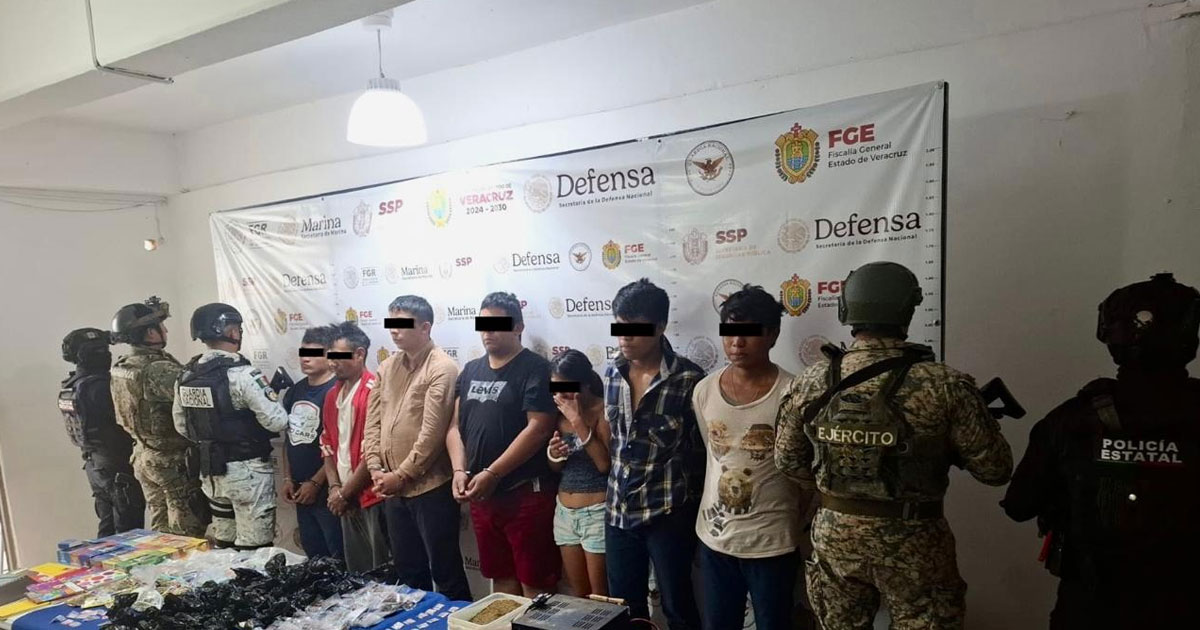 SSP y fuerzas federales detienen a siete presuntos integrantes de una célula delictiva SSP y fuerzas federales detienen a siete presuntos integrantes de una célula delictiva