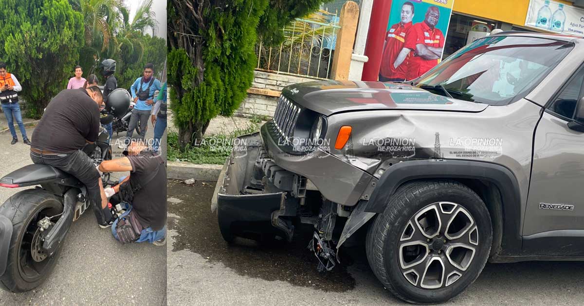 Se ensarta Renegade con moto Benda 700 Se ensarta Renegade con moto Benda 700