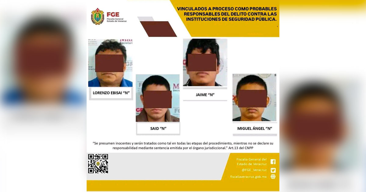 Prisión preventiva a cuatro integrantes de grupo delictivo Prisión preventiva a cuatro integrantes de grupo delictivo