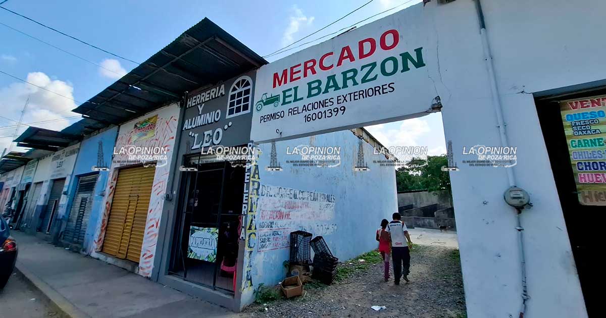 Mercado “El Barzón” en espera del rescate Mercado “El Barzón” en espera del rescate