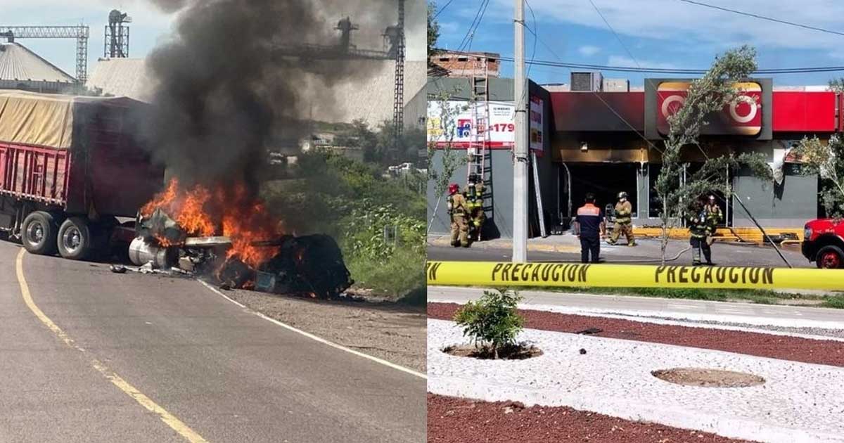 Bloqueos y tiendas quemadas tras operativo contra la delincuencia Bloqueos y tiendas quemadas tras operativo contra la delincuencia