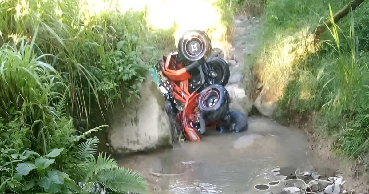Sobrevive niña de 2 años a accidente en cuatrimoto Sobrevive niña de 2 años a accidente en cuatrimoto