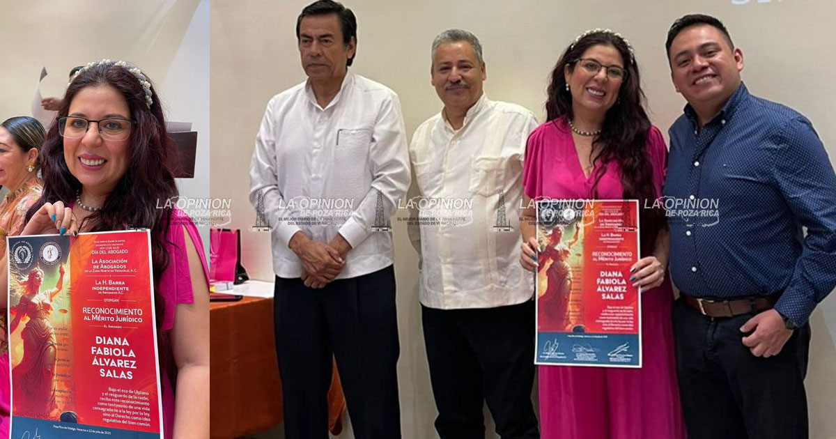 Mérito Jurídico a Diana Álvarez Mérito Jurídico a Diana Álvarez