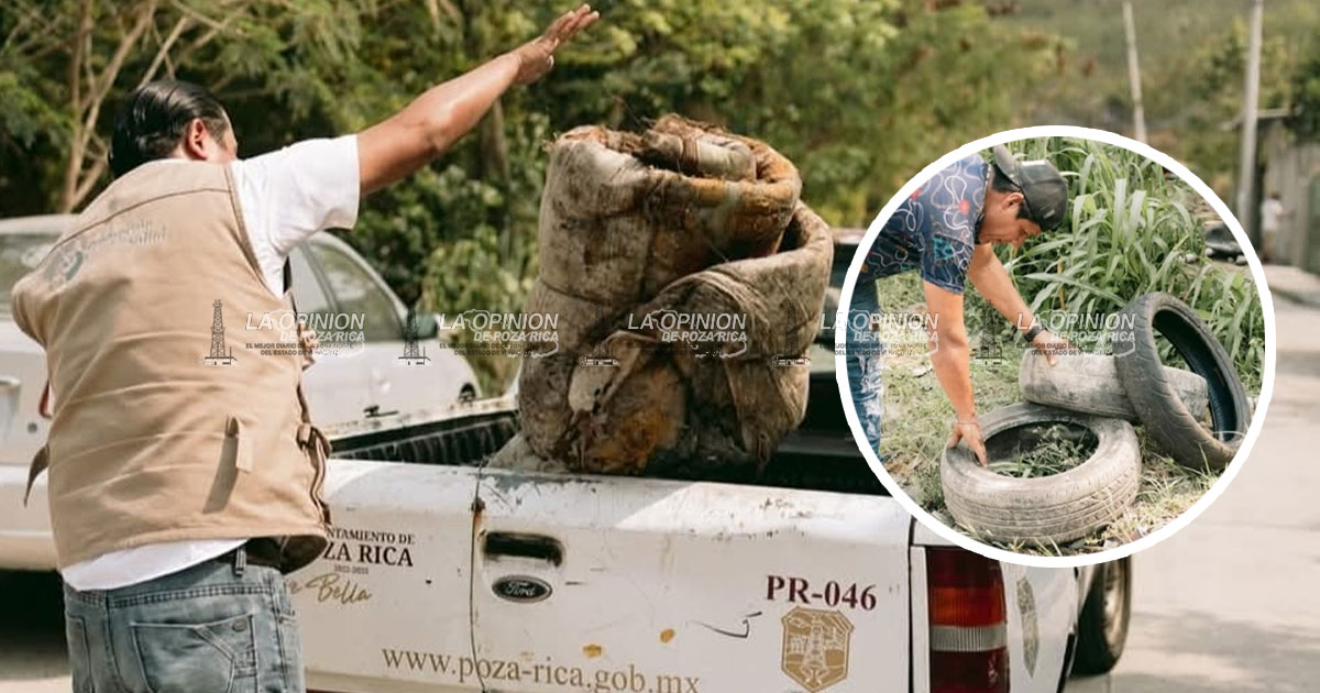 Descacharrizarán el mercado Poza Rica este jueves Descacharrizarán el mercado Poza Rica este jueves