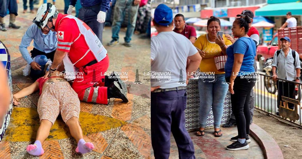 ¡Mujer muere en pleno centro! ¡Mujer muere en pleno centro!