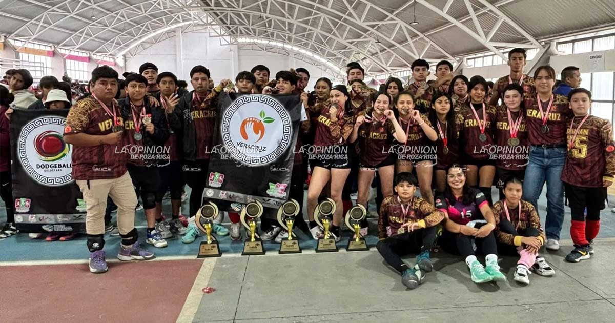 Veracruz arrasa en el Nacional de Dodgeball Veracruz arrasa en el Nacional de Dodgeball