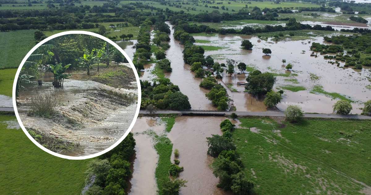 Alarma en Tlalixcoyan por desbordamiento de Río Blanco