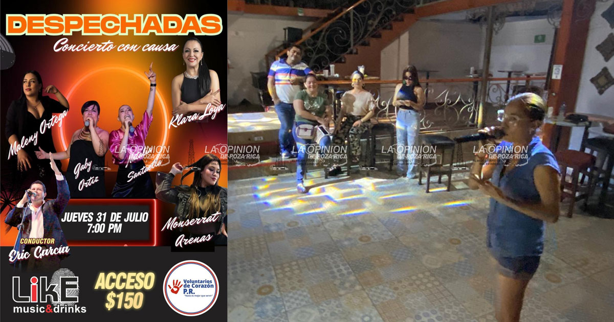 Todo listo para la noche de Despechadas: Concierto con Causa Todo listo para la noche de Despechadas: Concierto con Causa